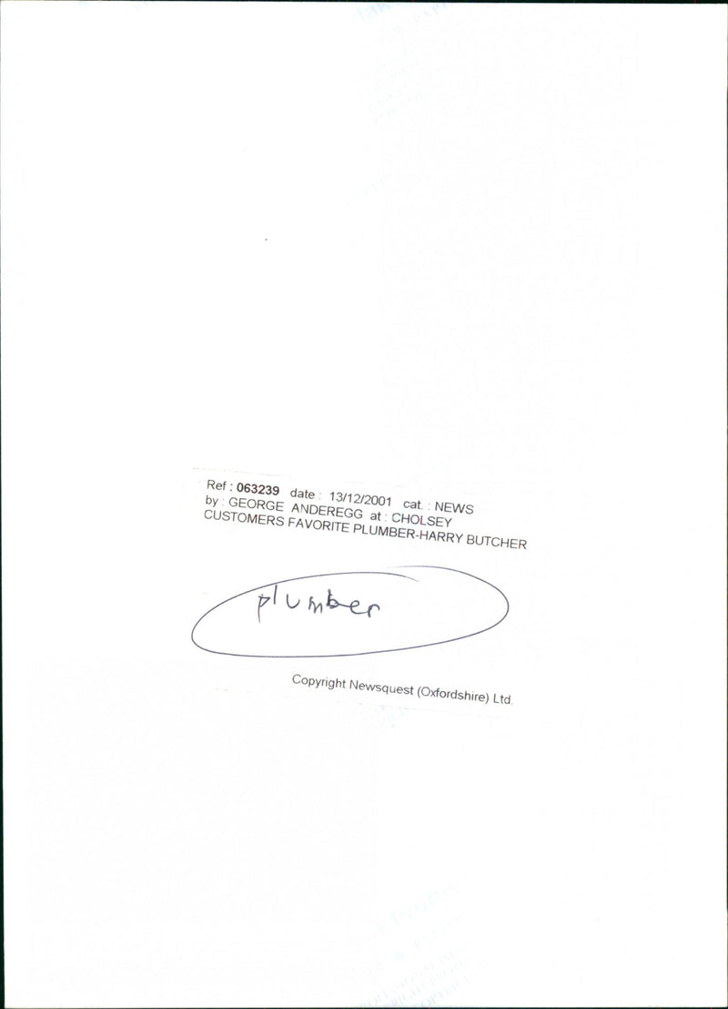 Harry Butcher - Vintage Photograph