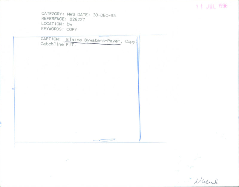 Elaine Bywaters-Paver - Vintage Photograph