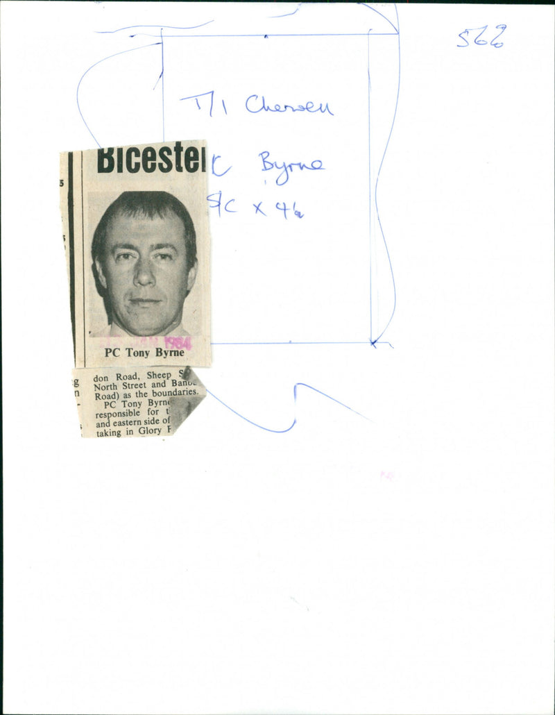 Tony Byrne - Vintage Photograph