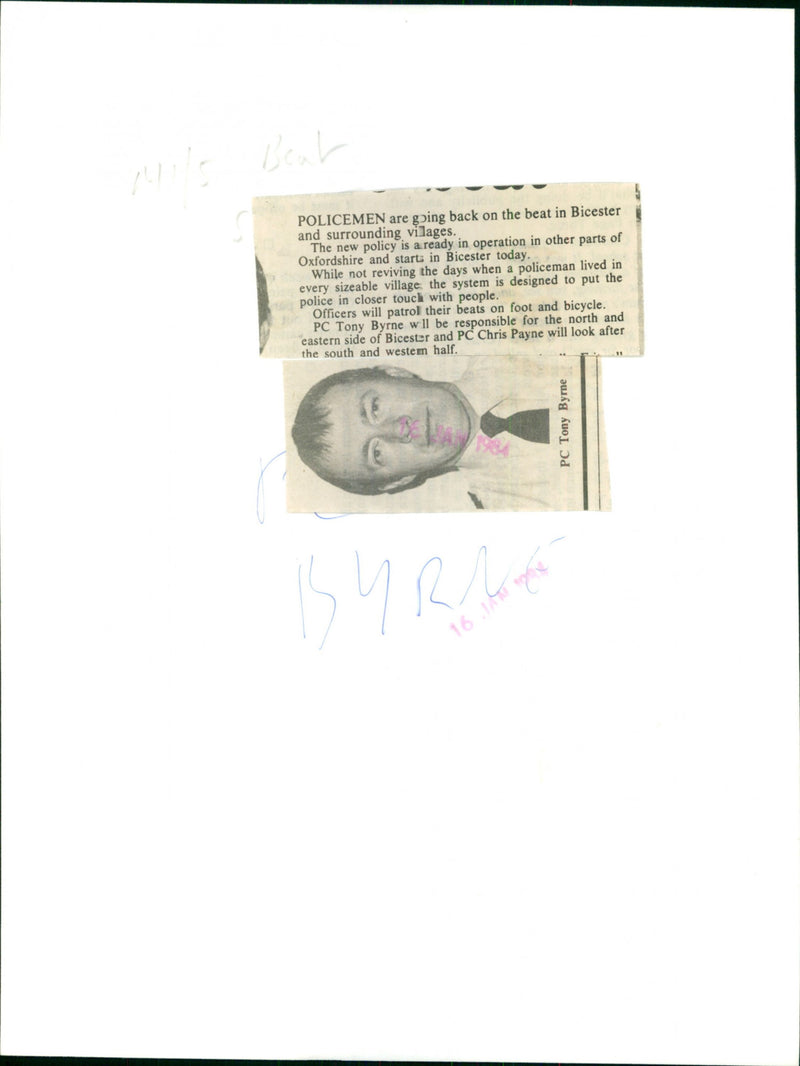 Tony Byrne - Vintage Photograph