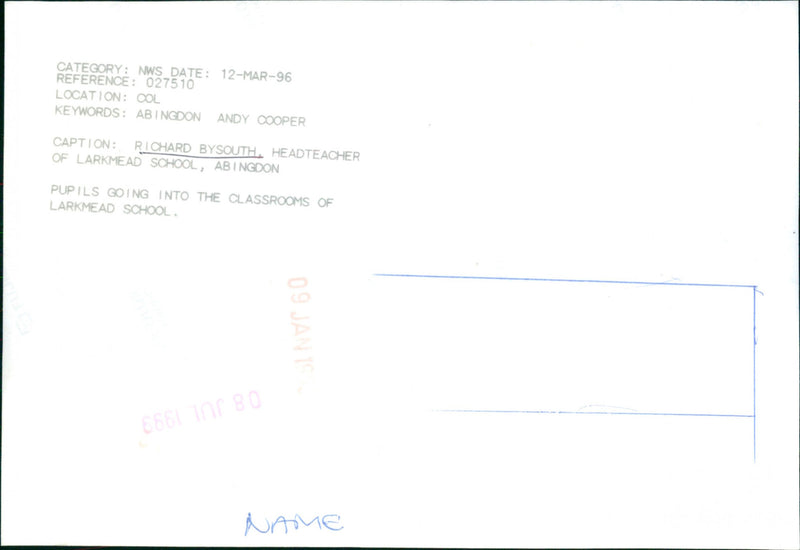 Richard Bysouth - Vintage Photograph