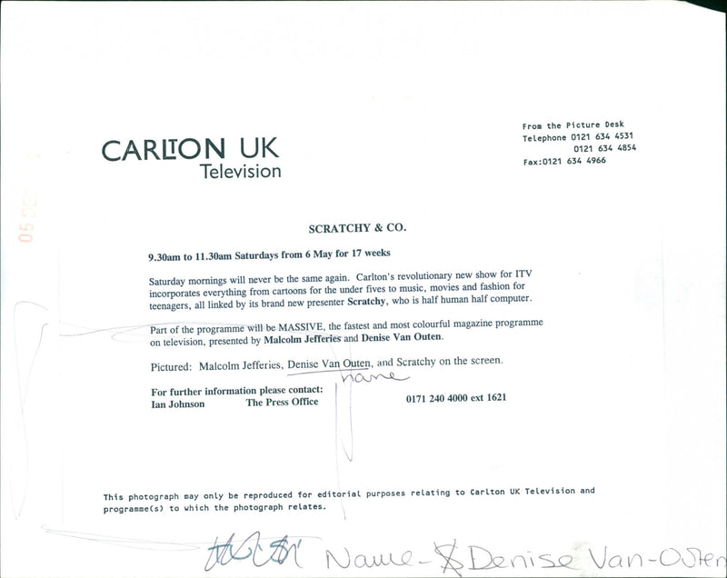 Denise Van Outen - Vintage Photograph