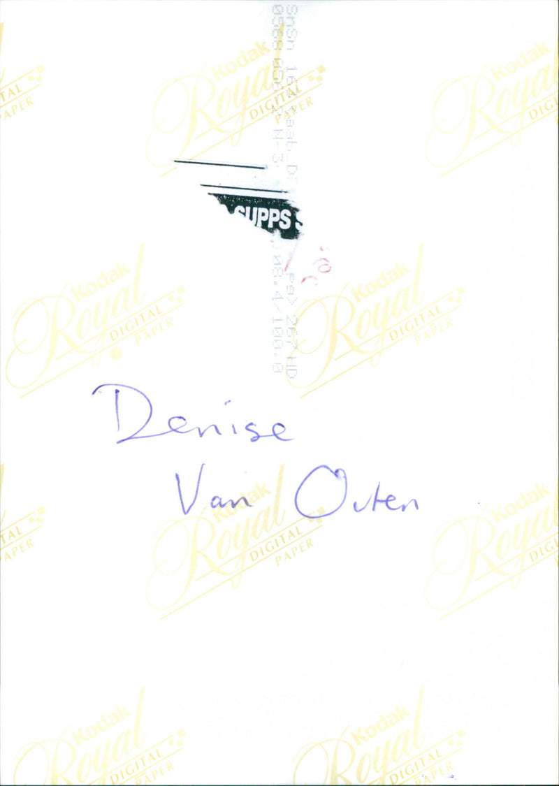 Denise Van Outen - Vintage Photograph