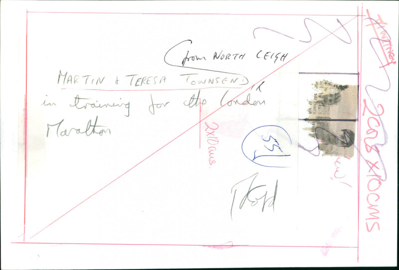 Martin & Teresa Townsend - Vintage Photograph