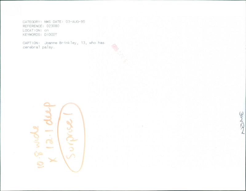 Joanne Brinkley - Vintage Photograph