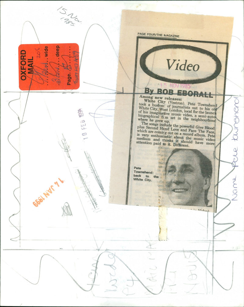 Pete Townshend - Vintage Photograph