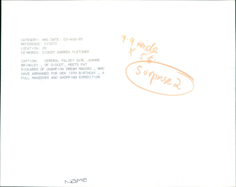 Joanne Brinkley - Vintage Photograph