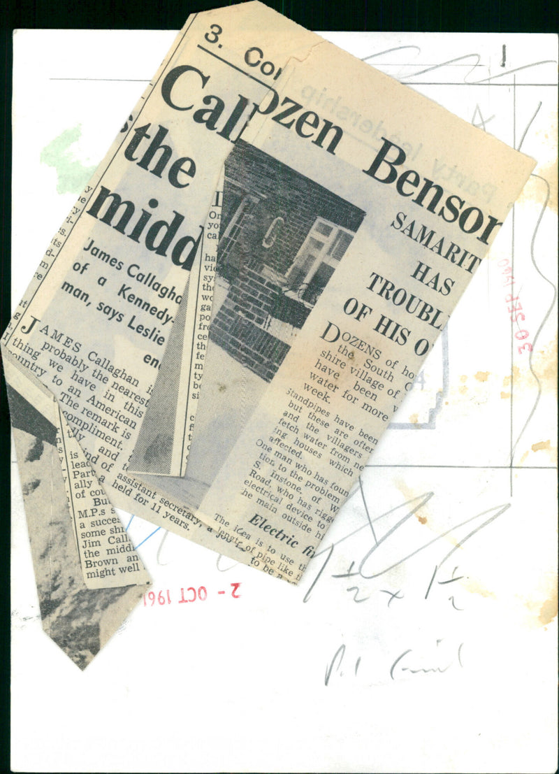 James Callaghan - Vintage Photograph