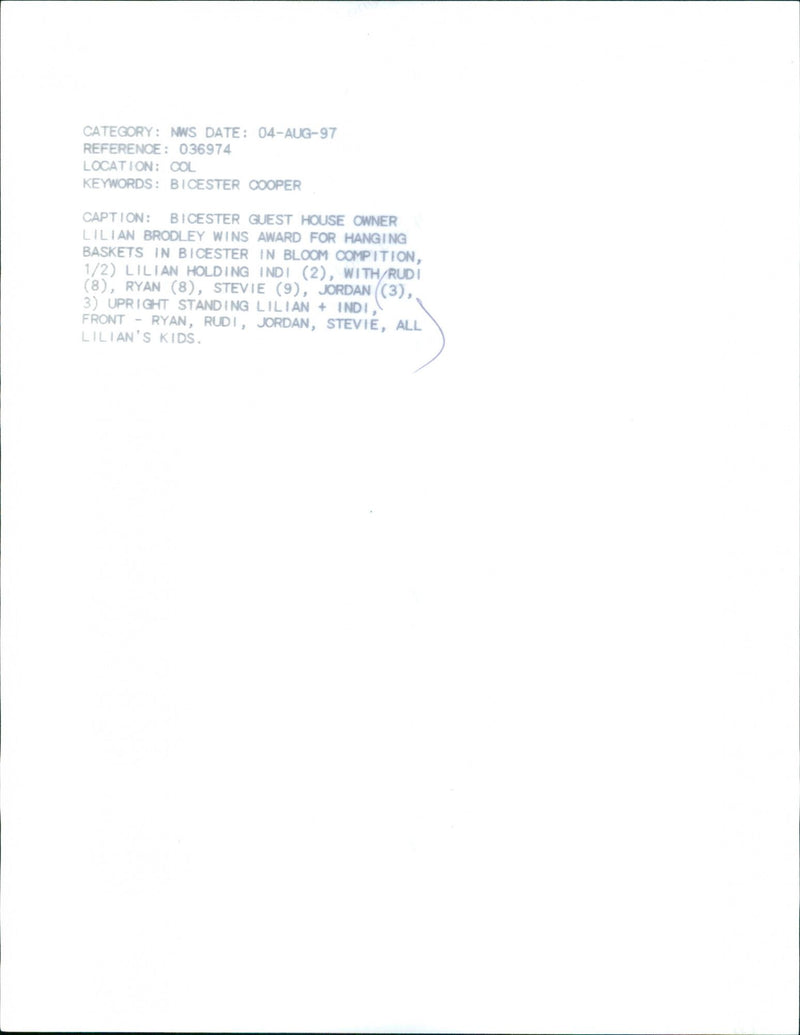 Lilian Brodley - Vintage Photograph