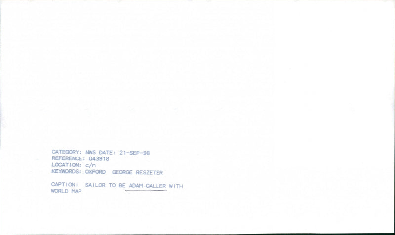 Adam Caller - Vintage Photograph