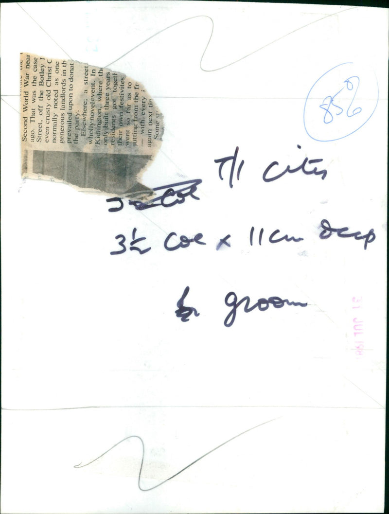 The novel event in Kidlington - Vintage Photograph