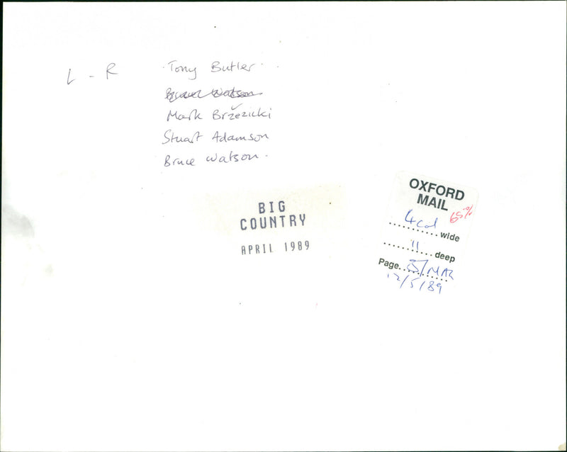 Big Country - Vintage Photograph