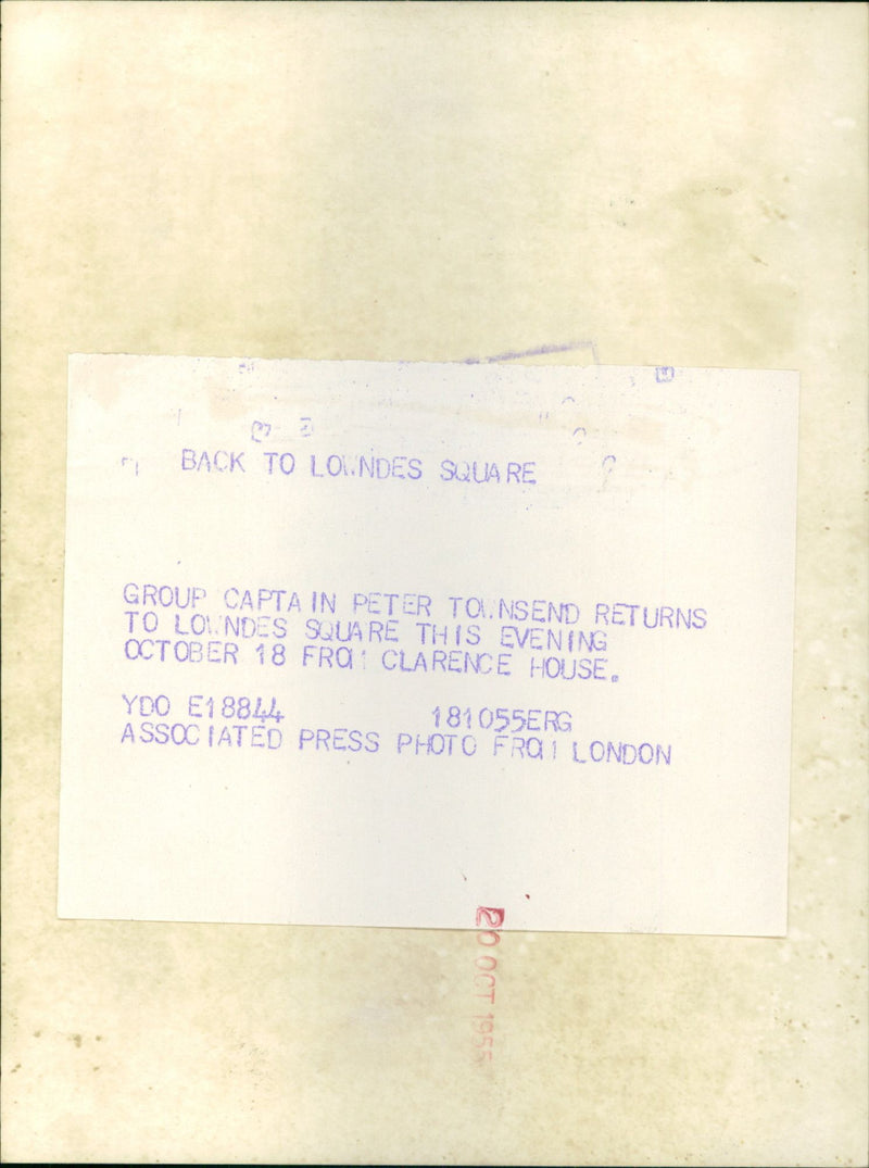 Group Captain Peter Townsend - Vintage Photograph