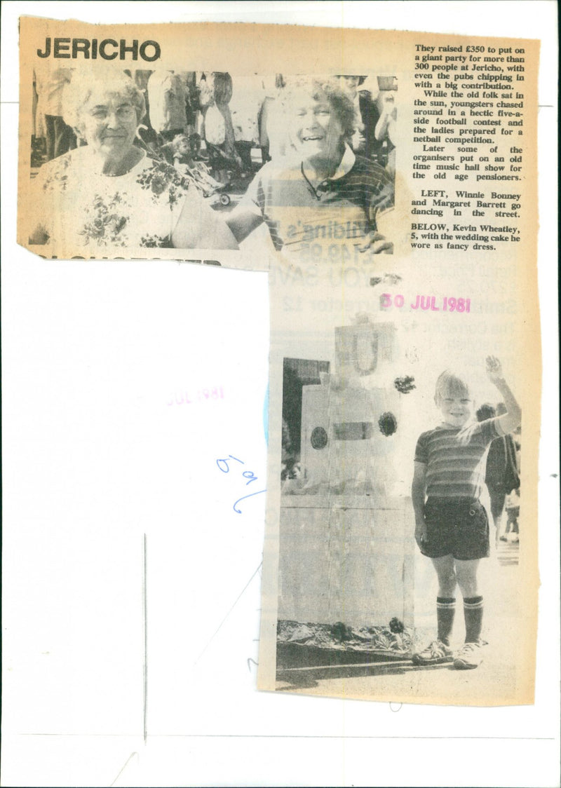 Winnie Bonney, Margaret Barrett and Kevin Wheatley - Vintage Photograph