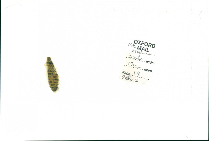 Martin Townsend - Vintage Photograph