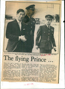 Prince Charles, Peter Ward, Bill Croyden - Vintage Photograph