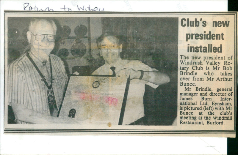 Bob Brindle - Vintage Photograph