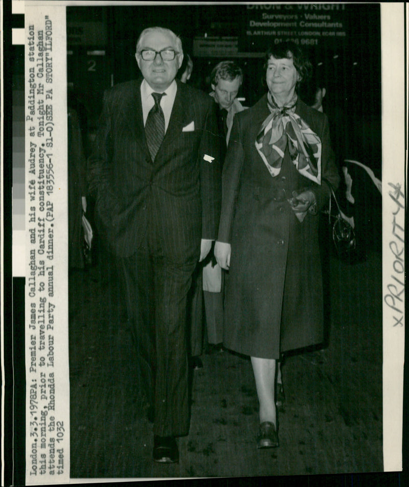 James Callaghan - Vintage Photograph