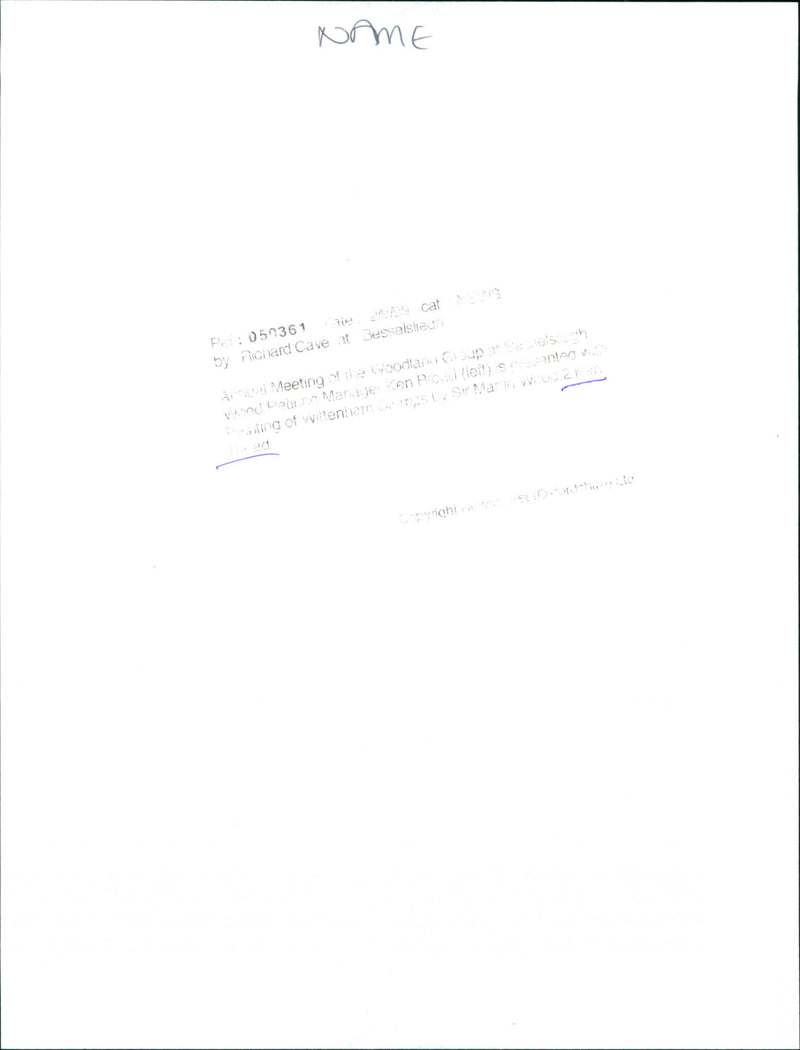 Ken Broad - Vintage Photograph