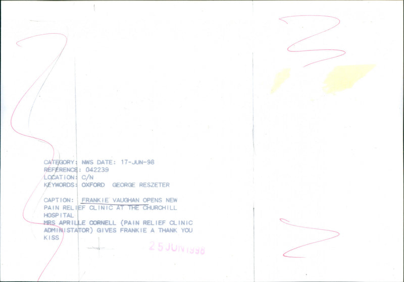 Frankie Vaughan - Vintage Photograph