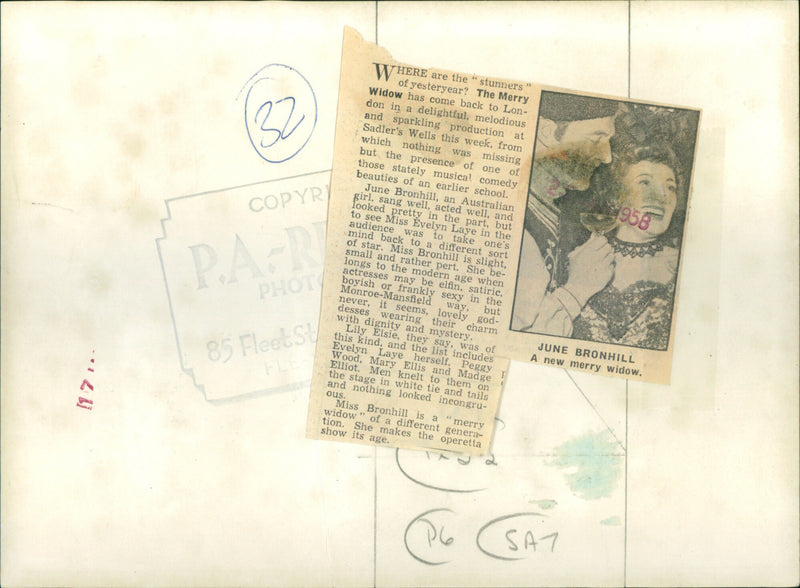 June Bronhill - Vintage Photograph