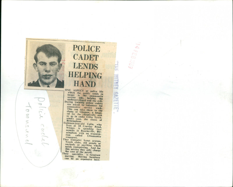 Colin Townsend - Vintage Photograph