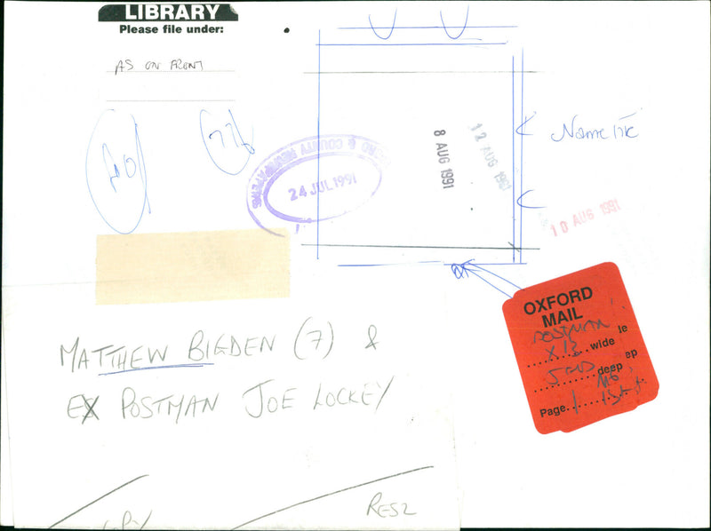 Matthew Bigden - Vintage Photograph