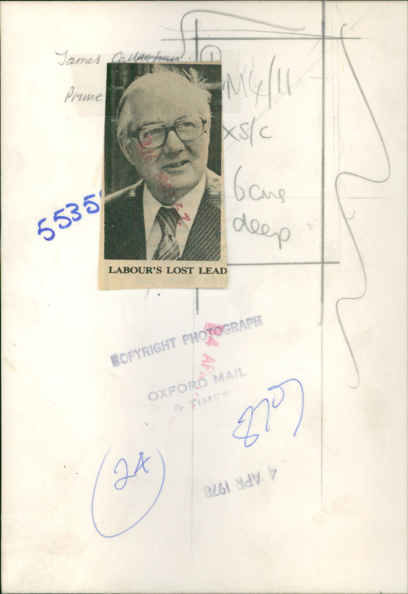 James Callaghan - Vintage Photograph