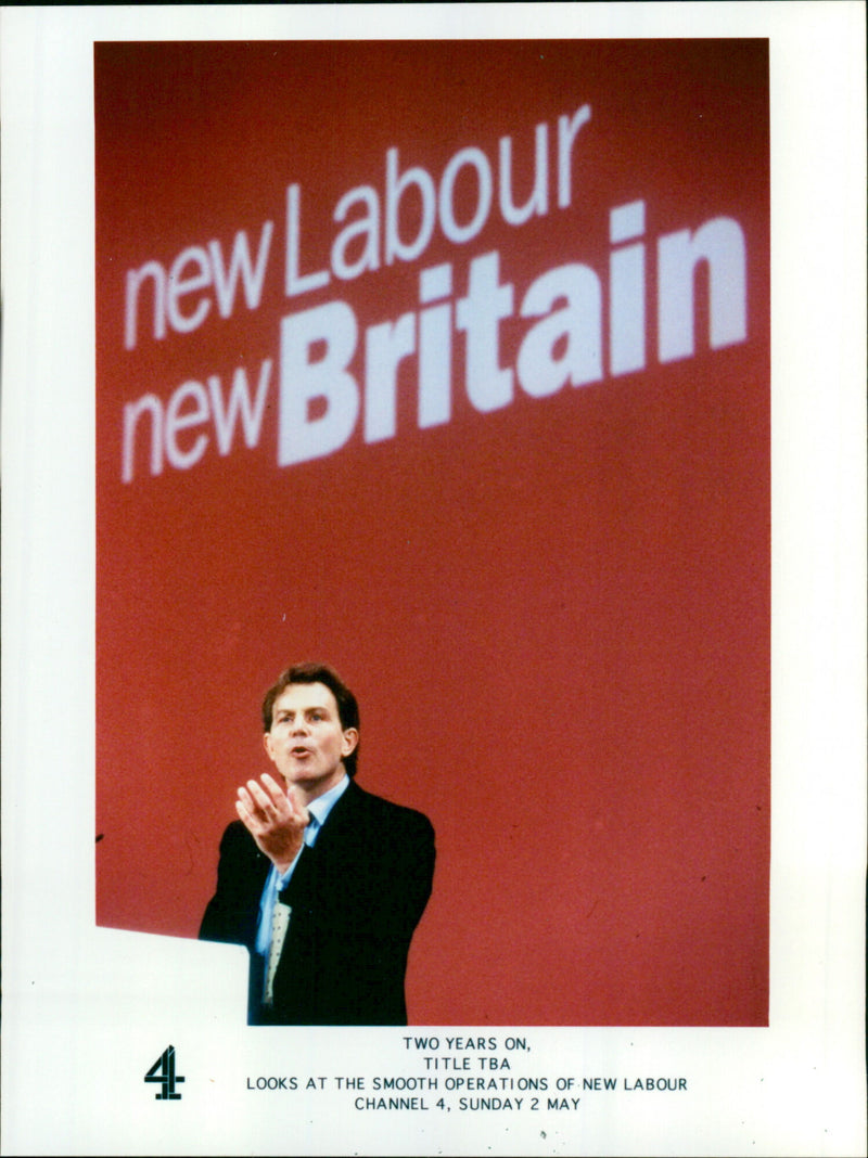 Tony Blair - Vintage Photograph