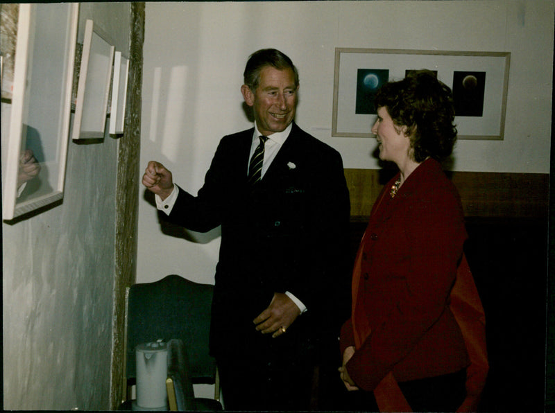 Prince Charles & Rebeca Hinds - Vintage Photograph