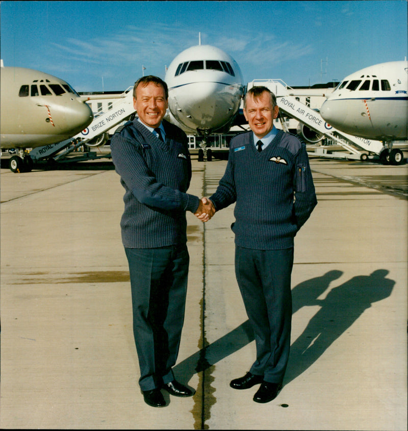 Capt.. Alan Hearney, David Vass - Vintage Photograph