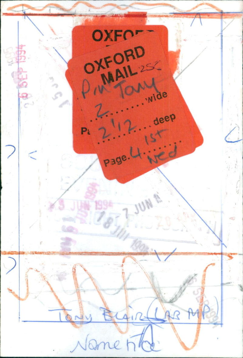 Tony Blair - Vintage Photograph