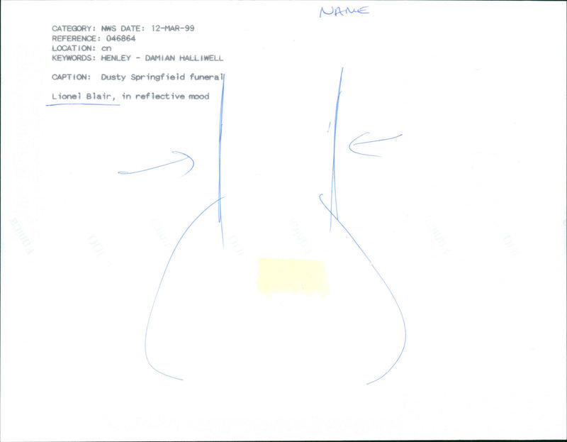 Lionel Blair - Vintage Photograph