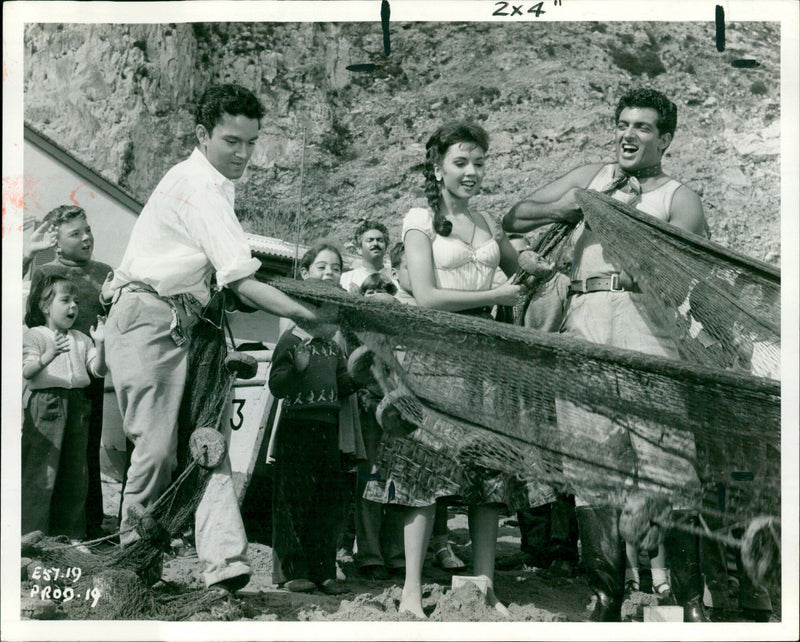 Frankie Vaughan and Jackie Lane - Vintage Photograph