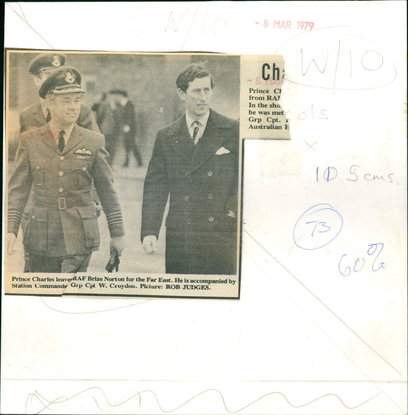 Prince Charles & W. Croydon - Vintage Photograph