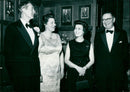 Town hall dinner - Vintage Photograph