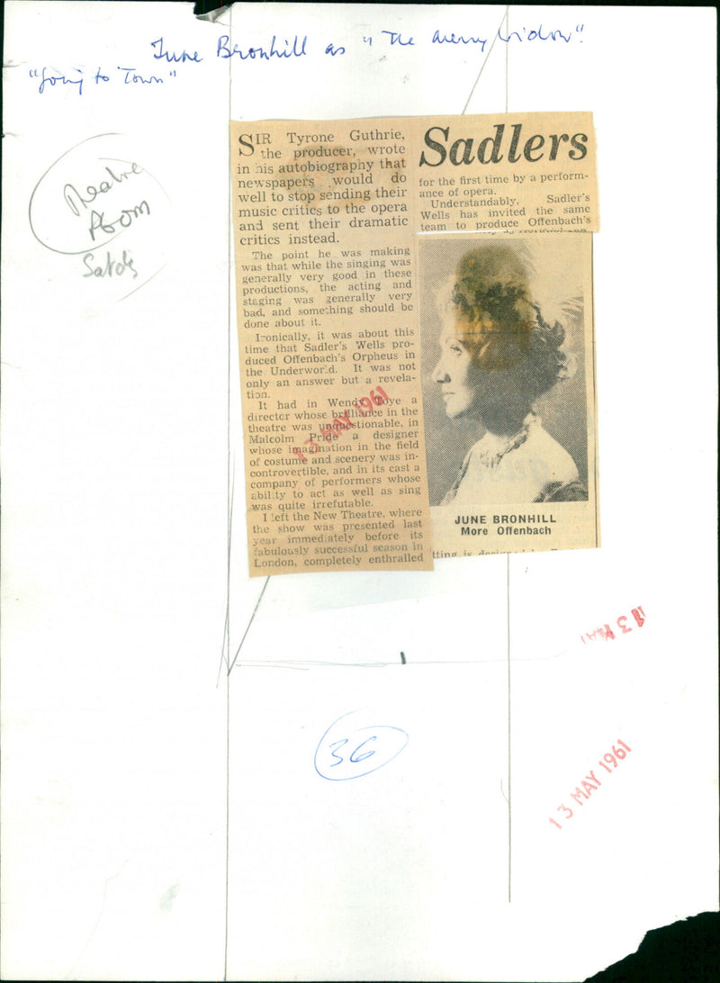 June Bronhill - Vintage Photograph