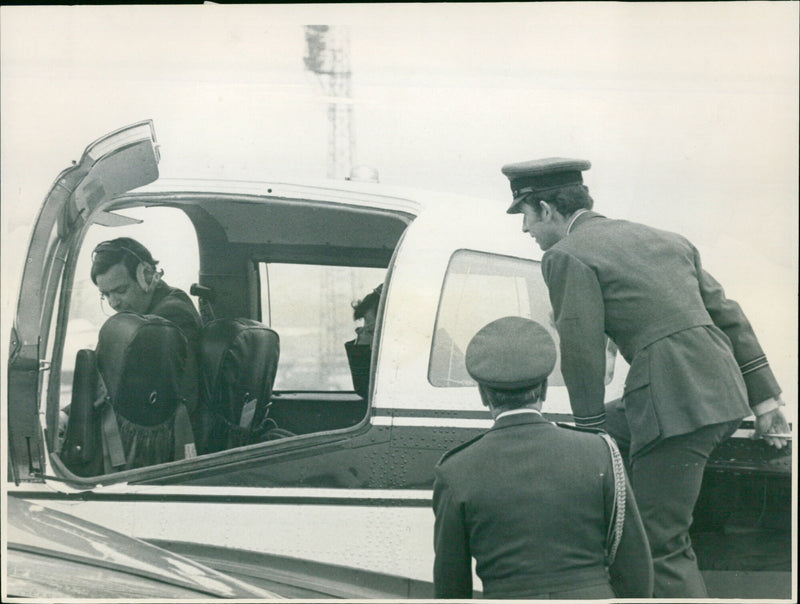 Prince Charles at Benson - Vintage Photograph