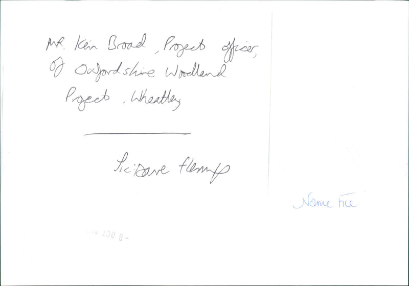 Ken Broad - Vintage Photograph