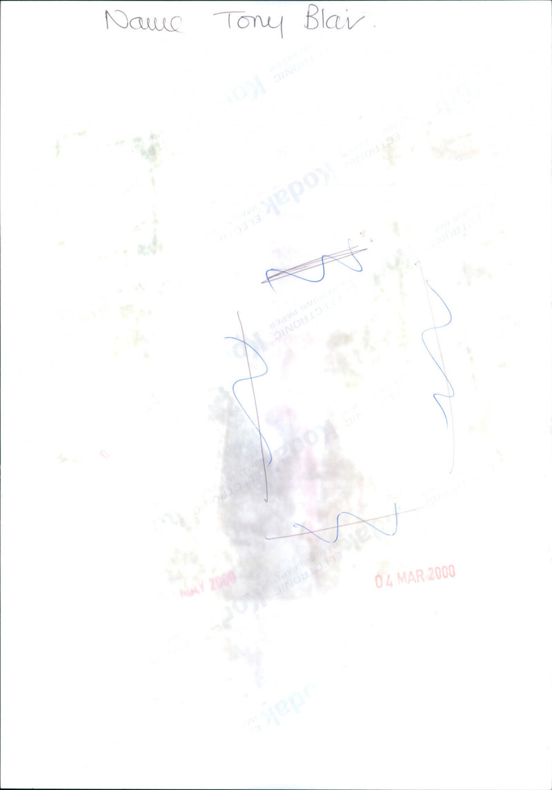 Tony Blair - Vintage Photograph