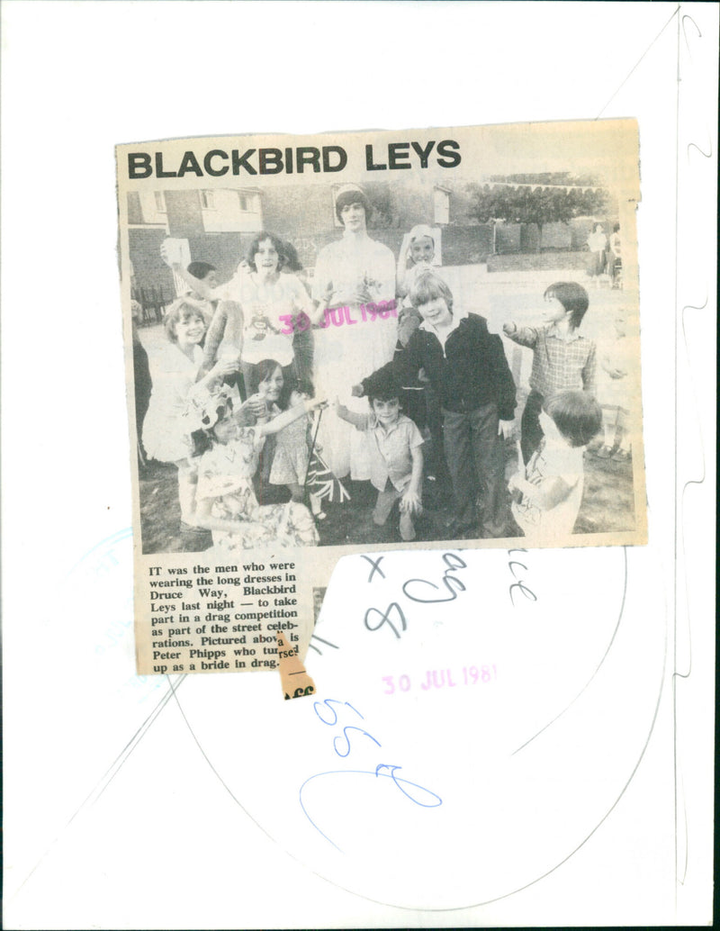 Blackbird leys - Vintage Photograph