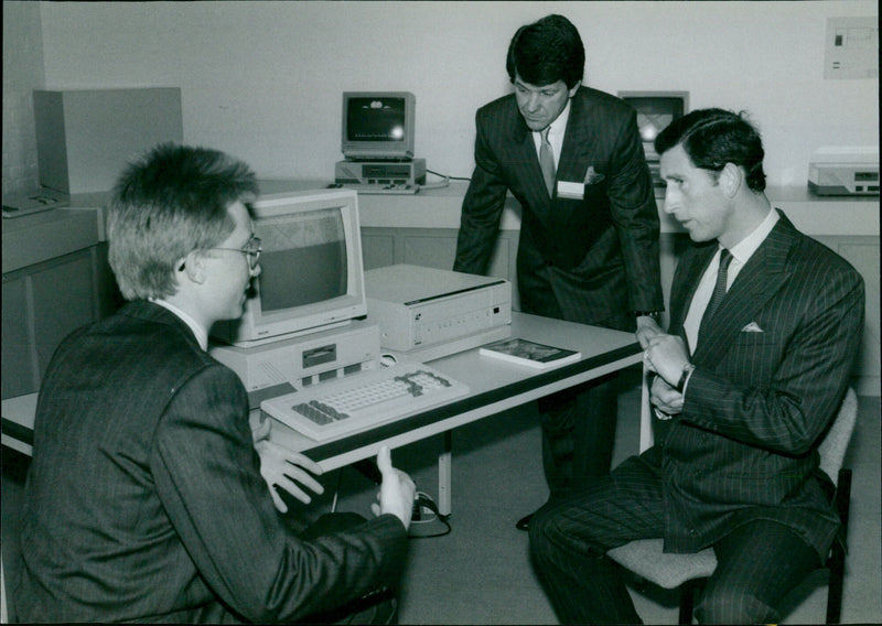 Prince Charles, Graham Brown-Martin, John Netherton - Vintage Photograph