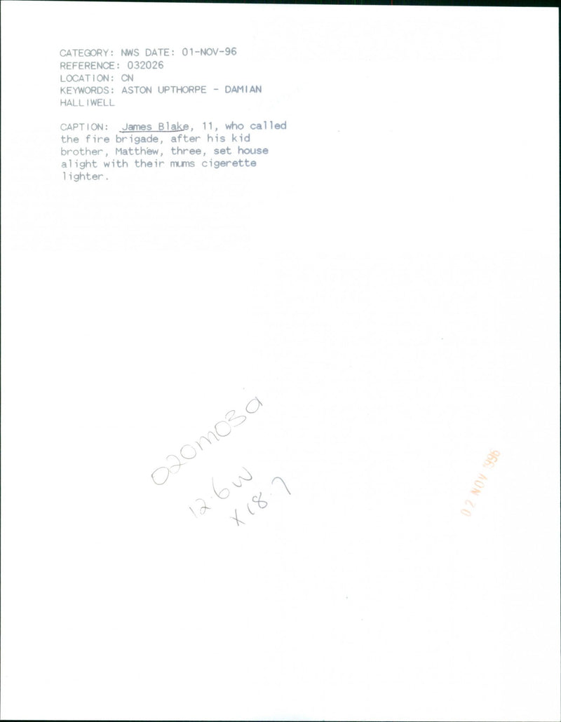 James Blake - Vintage Photograph