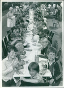 Standlake street party - Vintage Photograph