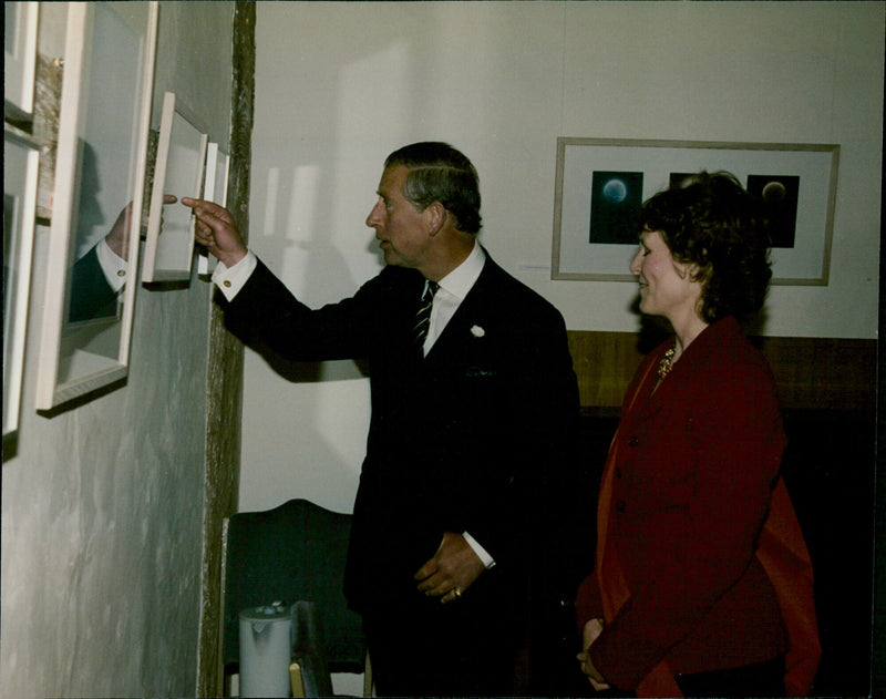 Prince Charles & Rebeca Hinds - Vintage Photograph