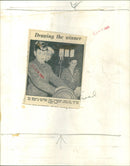 Drawing the winner - Vintage Photograph