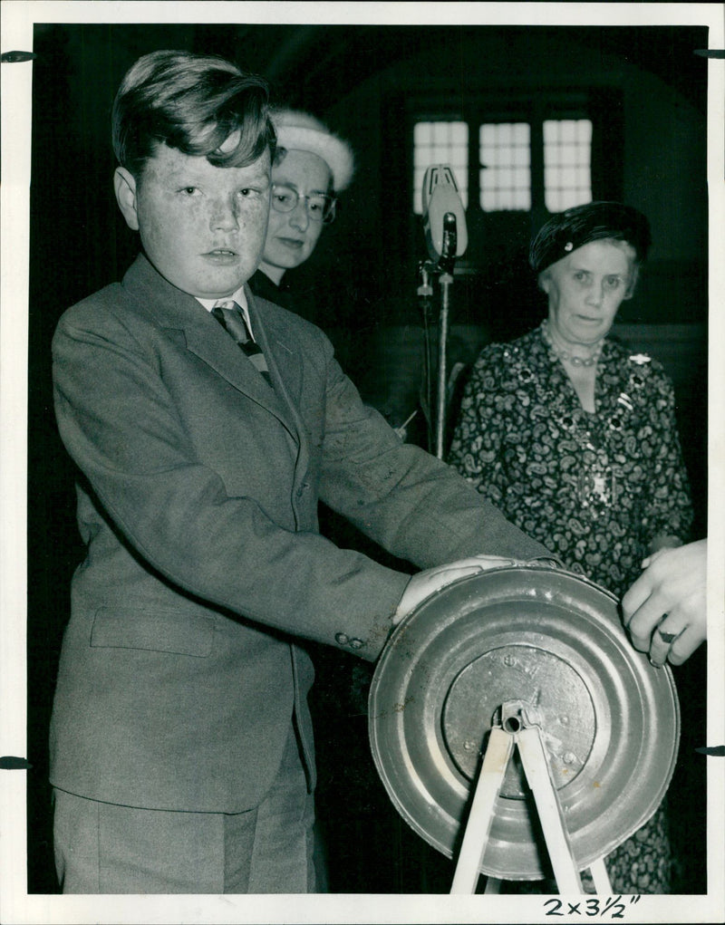 Drawing the winner - Vintage Photograph