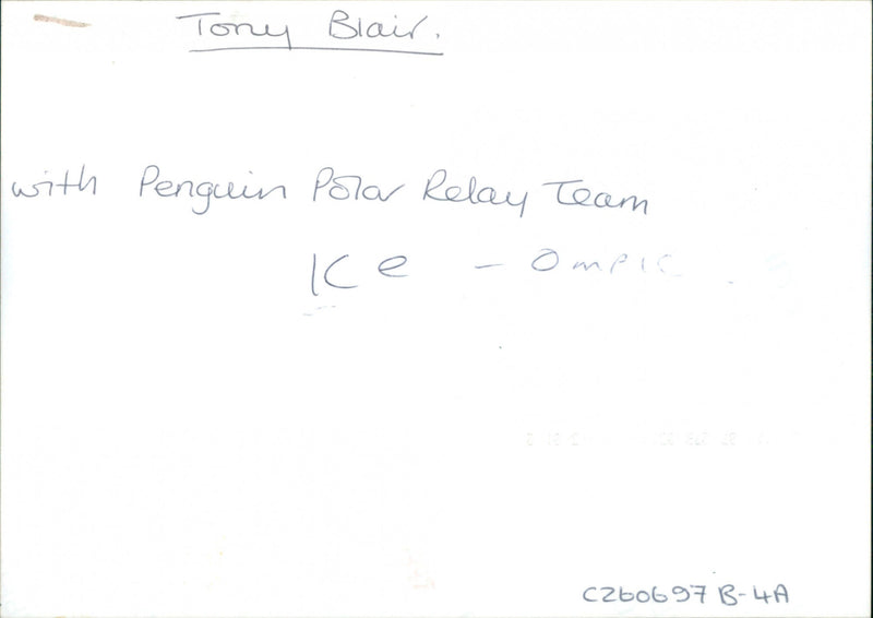 Tony Blair - Vintage Photograph