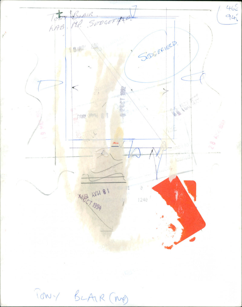 Tony Blair - Vintage Photograph