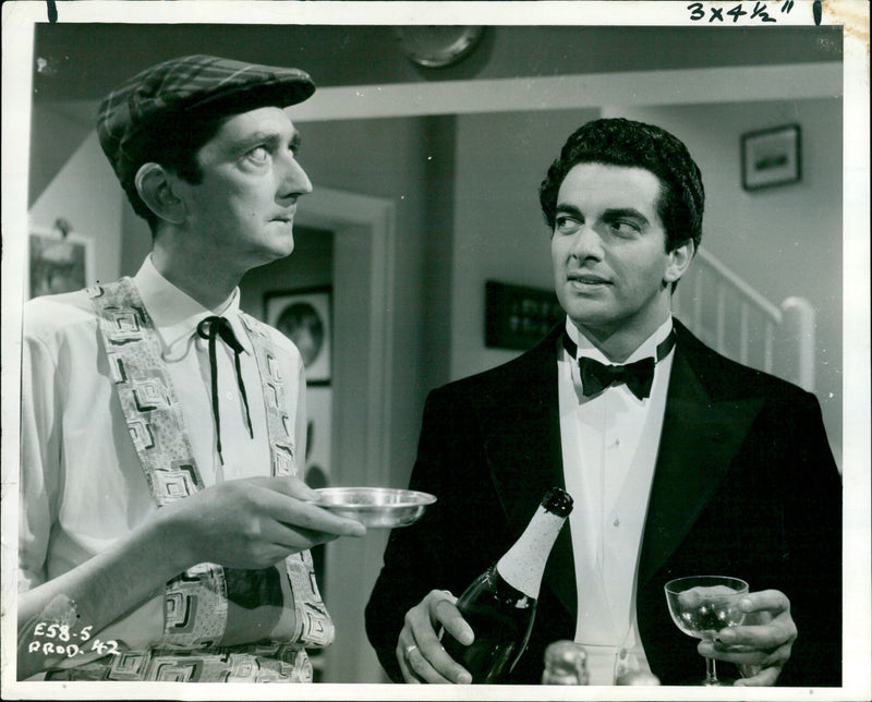 Frankie Vaughan and Ted Lune - Vintage Photograph
